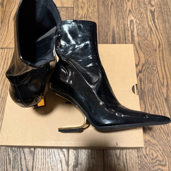 Jeffrey Campbell Combass Bootie with Gold Heel - Picture 5 of 5